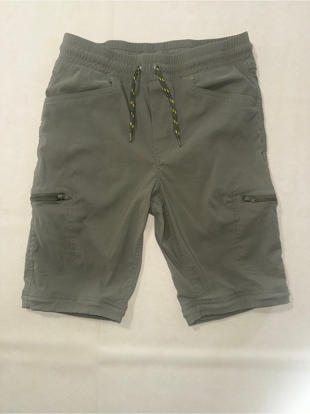 Eddie Bauer Olive Drawstring Cargo Shorts for Kids